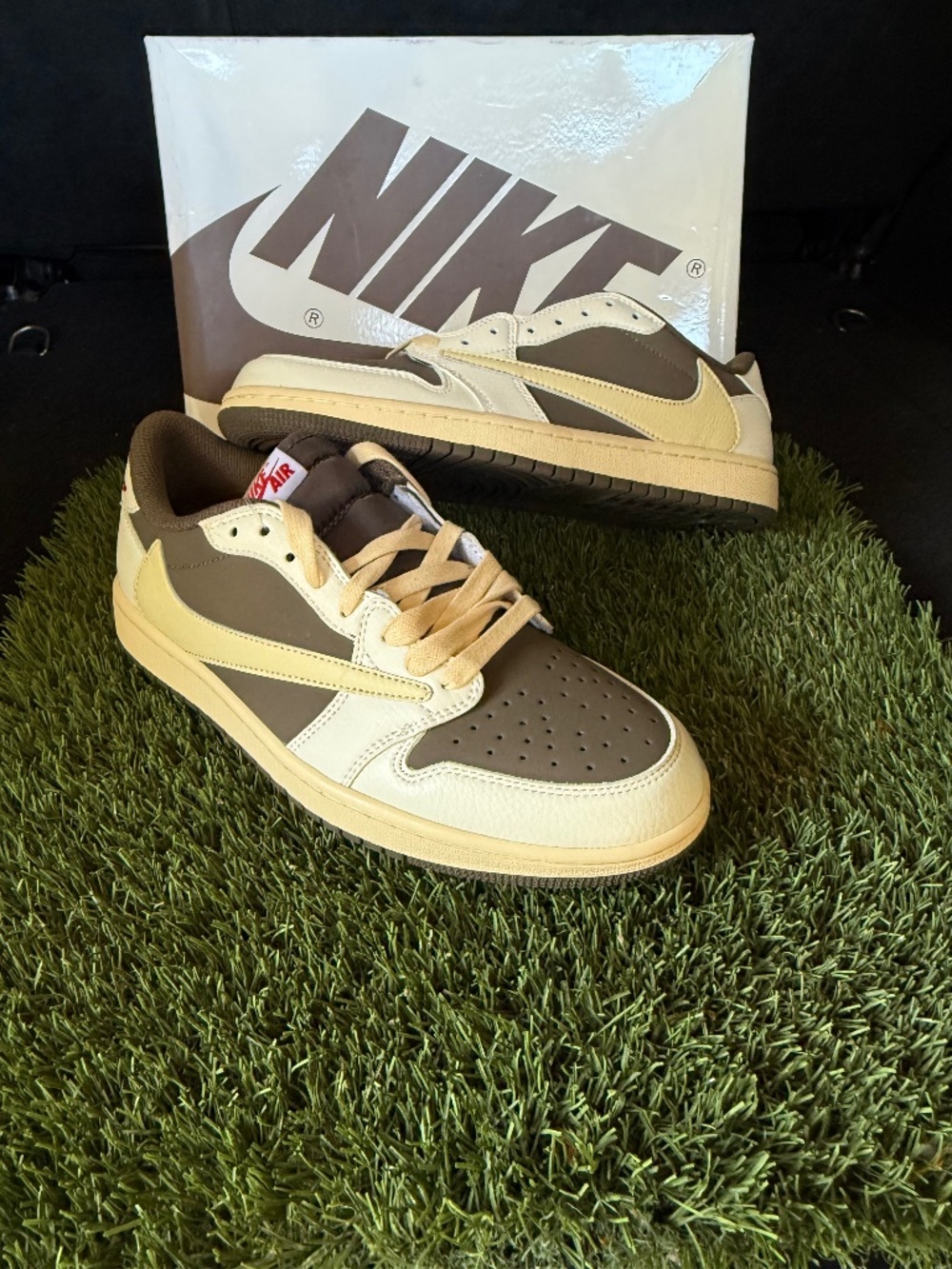 Travis Scott reverse mocha Nike sneakers